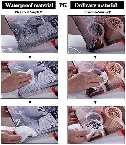 Retro Wine Pictures for Kitchen, PIY Vibrant Fruits Wall Art for Dining Room, Canvas Prints Oil Painting Reproduction of Vintage (Waterproof Artwork, Bracket Mounted Ready to Hang, 24x36 Large)