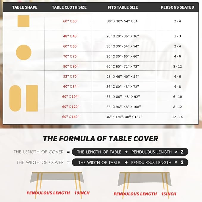 Horaldaily Fall Tablecloth 60x140 Inch Rectangular, Thanksgiving Autumn Harvest Orange Truck Gnome Pumpkin Buffalo Plaid Table Cover for Party Picnic Dinner Decor