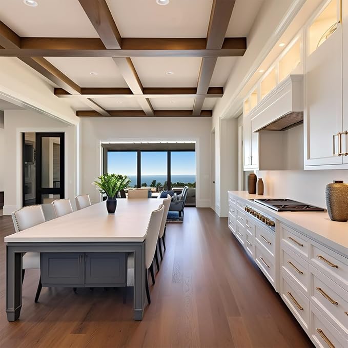 Juno Canless LED Wafer Light, Round Wafer Downlight, 5-in-1 Switchable White Color Temperature, Adjustable Brightness, Deep Regressed Smooth Trim, 4-Inch, White (WF4 Dreg SM ALO19 SWW5 90CRI MW M6)