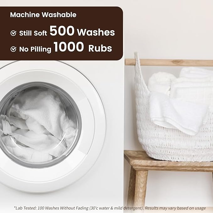 SEMAXE 100% Cotton Washcloths 12-Pack, 13 × 13 Inch Soft Luxury Face Towels – Super Absorbent & Quick-Dry, Premium Cloth with Hanging Loop, Oeko-TEX Certified, Gift-Ready Box