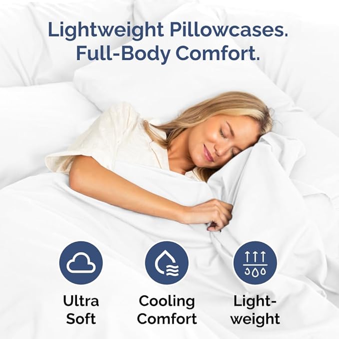 New Pillow Cases, Body, White