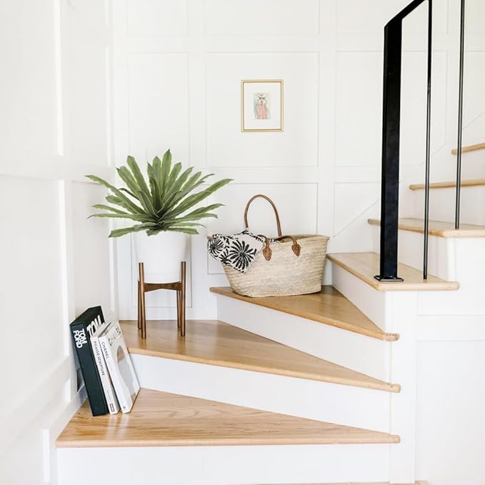 Briful Artificial Potted Plant 13 Inch Fake Plants with Pot Faux Agave Plants for Home Office Floor Table Bathroom Kitchen Decor Indoor Outdoor (Green)