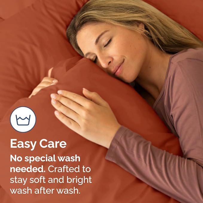 New Pillow Cases, Standard, Terracotta