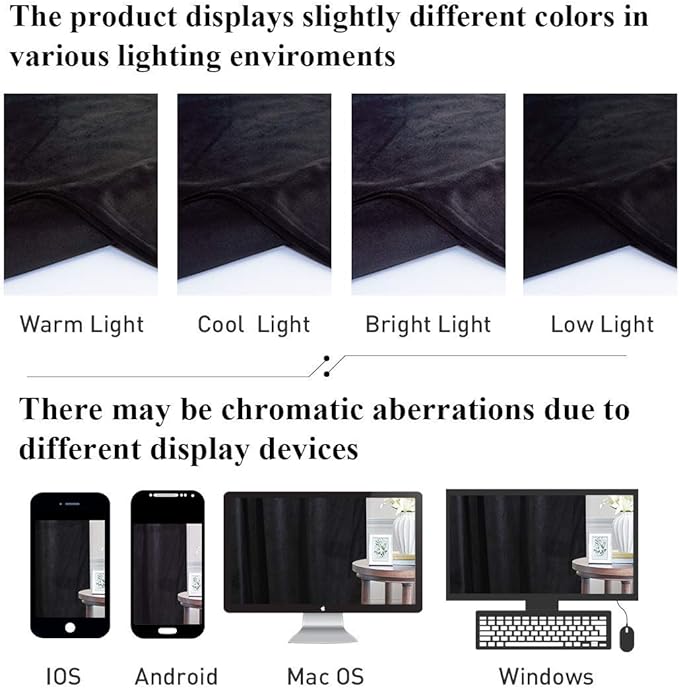 StangH Black Blackout Velvet Curtains 90 inches Long, Back Tab Heavy Thick Thermal Insulated Window Drapes Elegant Home Decor for Theater/Bedroom/Dining Room, W52 x L90, 2 Panels