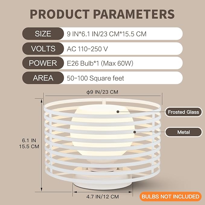 Modern Industrial Frosted White Small Semi Flush Mount Ceiling Light Fixture,Close to Ceiling Lamp Lighting Fixture With Milk Glass Cover,for Closet Hallway Bathroom Foyer Entryway Pantry Laundry room