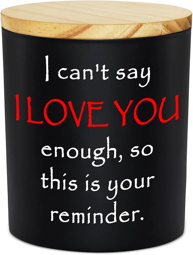 Anniversary Couple Gifts for Him Her - Long Lasting Vanilla Lavender Scented Candle 10 oz - Wedding Engagement Birthday Gifts for Women Men Couples Boyfriend Girlfriend Husband Wife