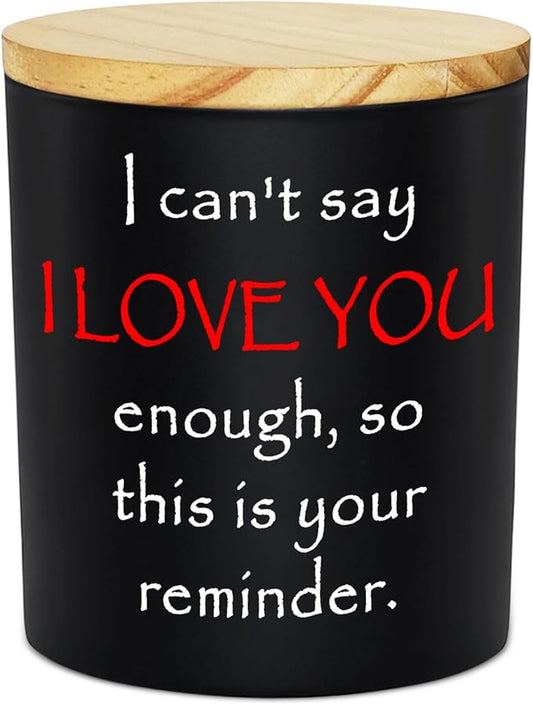 Anniversary Couple Gifts for Him Her - Long Lasting Vanilla Lavender Scented Candle 10 oz - Wedding Engagement Birthday Gifts for Women Men Couples Boyfriend Girlfriend Husband Wife