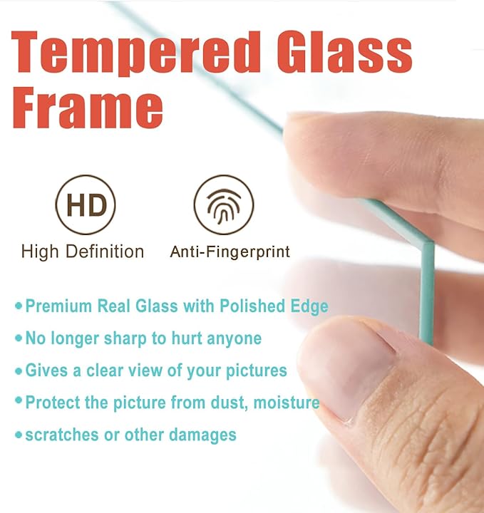 TKYGU12x16 Picture Frame 12"x16"Poster frame for Wall,Natural Oak Wooden Picture Frame 12 By 16 Photo Frame with Real Glass,12 x 16 Art Frame with Mat for 8.5x11,Collage Gallery Perfect for Home Gifts