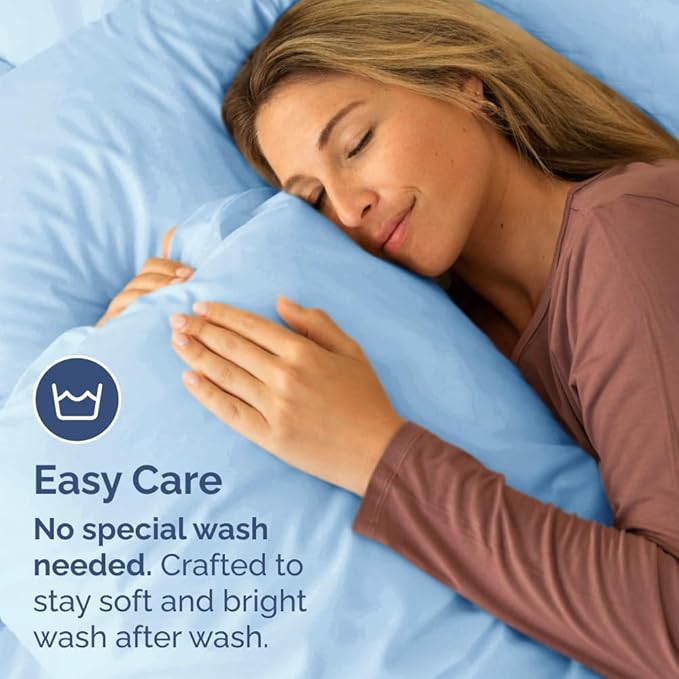 New Pillow Cases, Standard, Light Blue