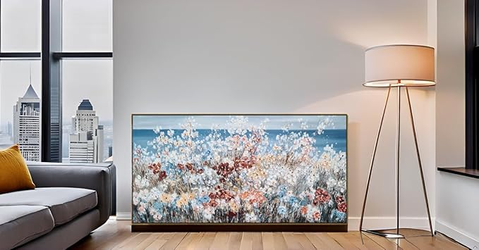 Yihui Arts Framed Flower Canvas Wall Art Enhance Home Decor