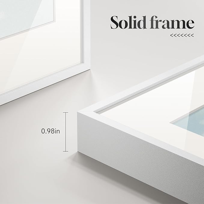 Framed Coastal Wall Art for Living Room, 3 Piece Beach Surfboard Palm Tree Artwork for Walls, Large Ocean Surfing Seascape Picture Prints, Beach Coastal Wall Decor for Bedroom Hallway Office, 16x24 In