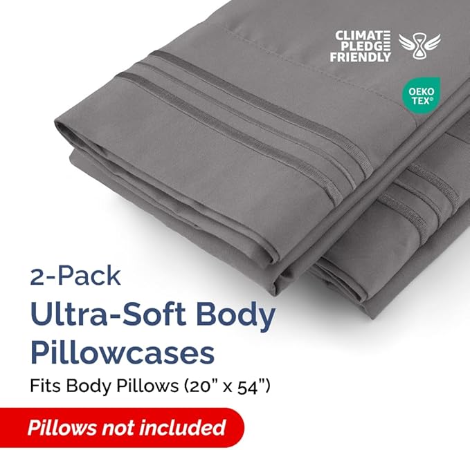 New Pillow Cases, Body, Dark Grey