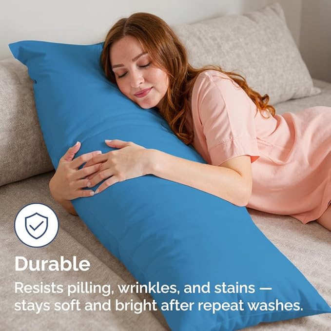 New Pillow Cases, Body, Denim Blue