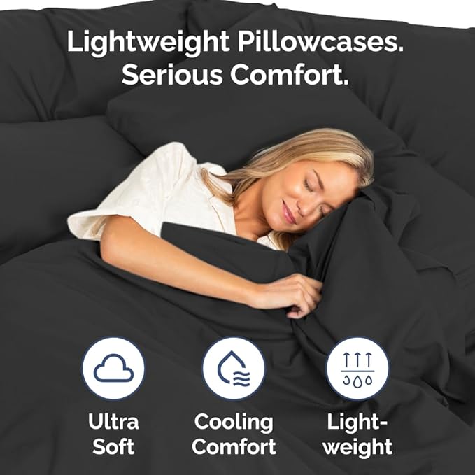 New Pillow Cases, Body, Black