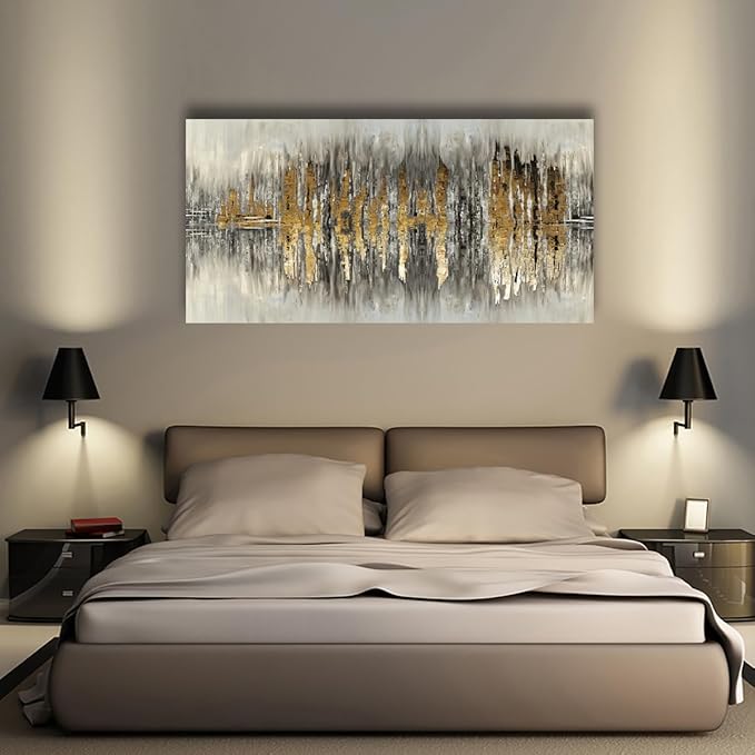 Color Block Abstract Pictures Canvas Wall Art for Living room Bedroom Wall Decor,An Inspirational Picture Wall Art Print Paitnings for home Decor,Morden Artwork Full of Imagination Line Drawing Canvas