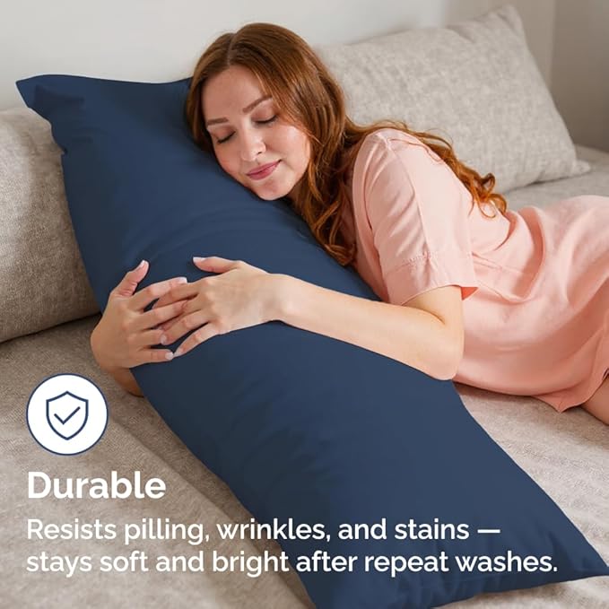 New Pillow Cases, Body, Navy Blue