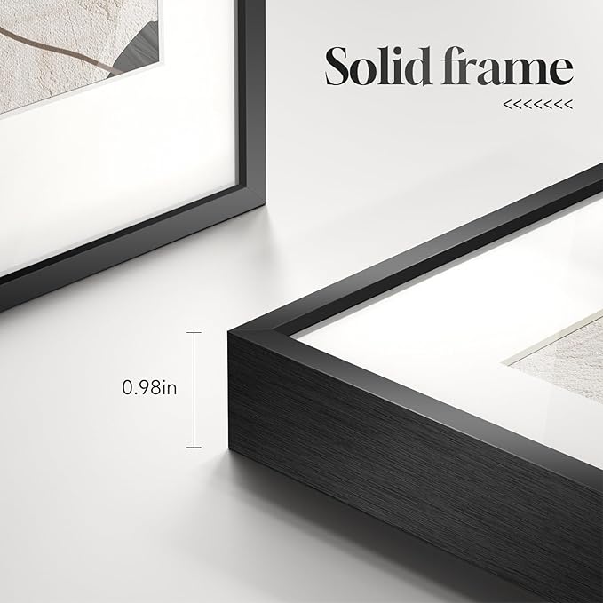 Framed Abstract Wall Art for Living Room, 4 Piece Modern Art Prints Paintings Artwork for Walls, Minimalist Abstract Pictures for Hallway Dining Room Bedroom Office Wall Decor