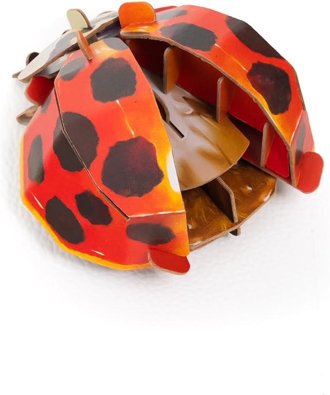 Early Educational Toys and Games, Eco-Friendly STEM Activities and 3D Paper Puzzles for Autistic Kids-Ladybug (Ages 7 and up)……