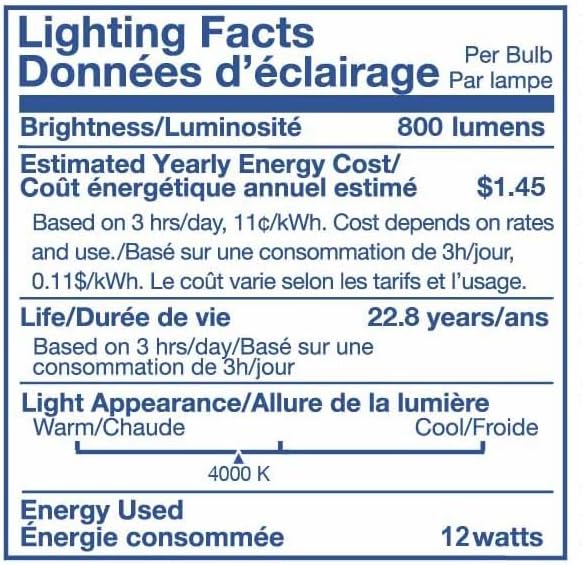 Jolux 4-Pack 5/6 Inch LED Can Lights Retrofit Recessed Lighting,12W=60W,4000K CoolWhite,800 Lumens,Dimmable Can Lights,Damp Rated,Simple Installation Adjustable Retrofit Downlight,ETL,Bevel Trim