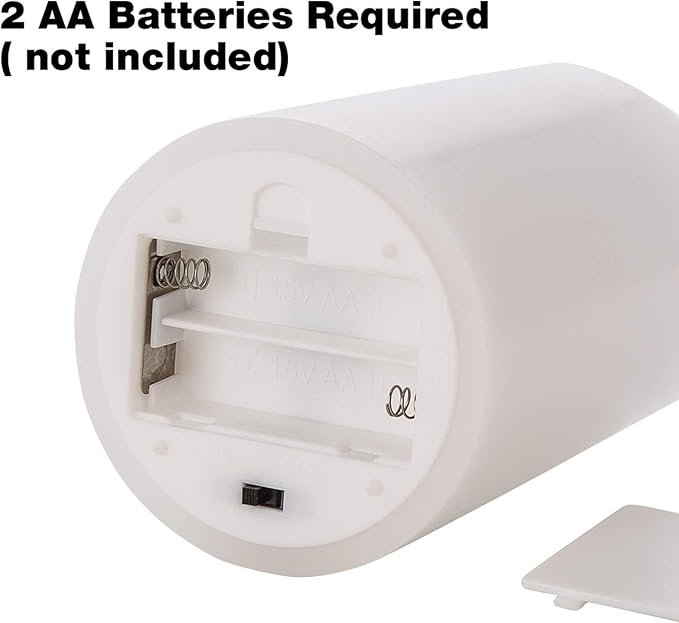 Eywamage White Flameless Pillar Candles with Remote, Flickering Realistic Battery Powered LED Wax Candles, Φ 3" H 4" 5" 6"