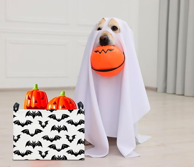 CLOCOR Rectangular Bat Storage Basket Empty,Collapsible Fabric Storage Container,Room Decor, Gift Basket(Bat)