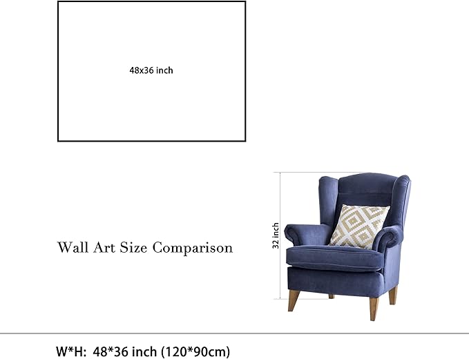 Wieco Art Almond Blossom By Vincent Van Gogh Oil Paintings Reproduction Modern Extra Large Floral Giclee Canvas Prints Flowers Pictures on Canvas Wall Art for Home Office Decorations XL