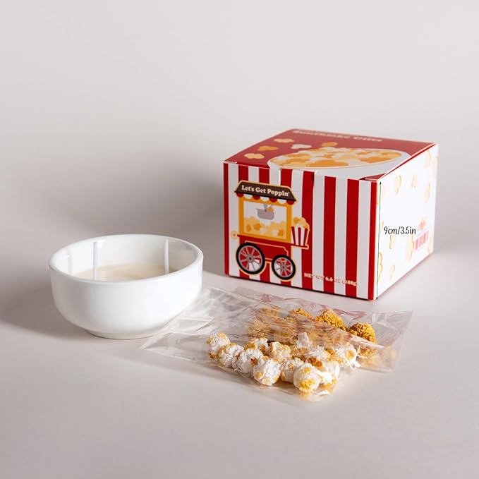 Popcorn Bowl Aromatherapy Scented Candle