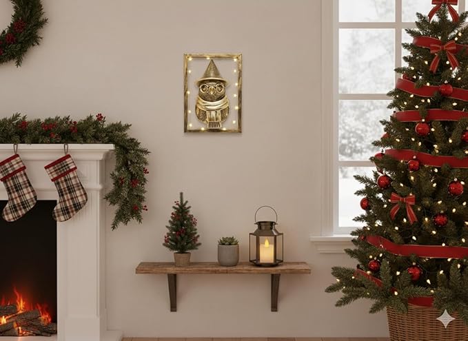 Animal Heads Wall Decor (Includes Metal Frame) Resin Animals Sculptures Head Wall Hanging Decoration Gold vintage Wall Sculpture for Living Room Bedroom Office (Penguin)