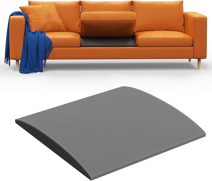 Couch Cushion Support to Fix Sagging Sofas - 20''x20'' Under Cushion Supports for Saggy Seat High Density Curved 35D Foam, Grey 1 Pack