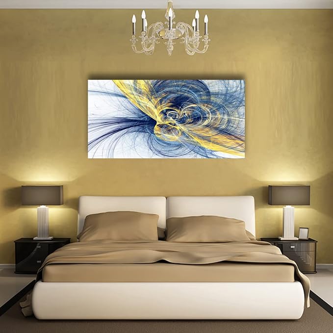 Abstract Pictures Canvas Wall Art for Living room Bedroom Wall Decor,Abstract art Wall Art Print Paitnings for home Decor,Line drawings Waterproof Stretched Ready to Hang-20x40inches