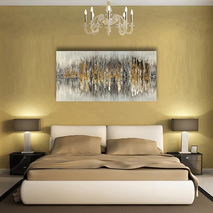 Color Block Abstract Pictures Canvas Wall Art for Living room Bedroom Wall Decor,An Inspirational Picture Wall Art Print Paitnings for home Decor,Morden Artwork Full of Imagination Line Drawing Canvas