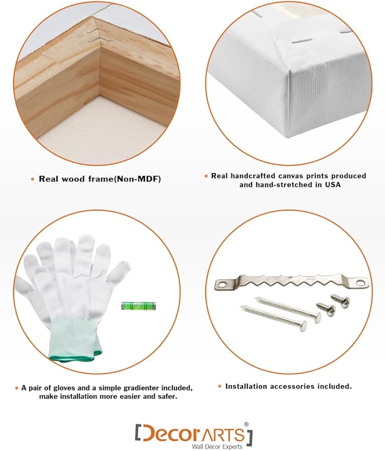 DECORARTS - First Steps, after Millet. Vincent Van Gogh Reproductions. Giclee Print for Wall Decor. 16x20