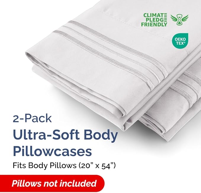 New Pillow Cases, Body, French Grey