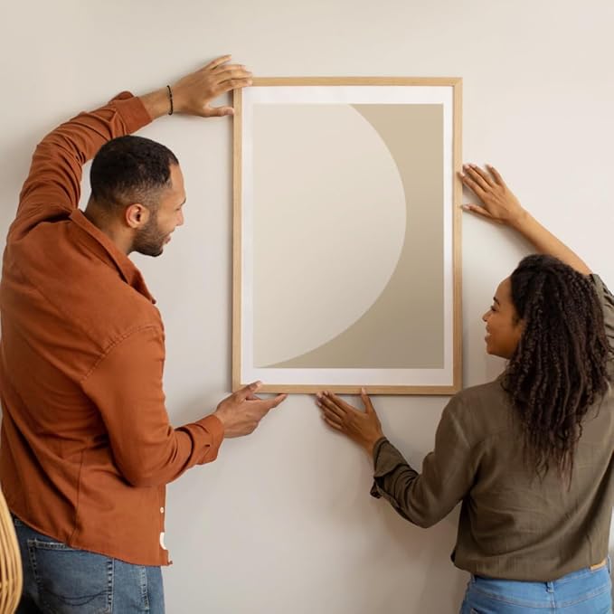 8 ×10 picture frame Nature HD glass picture frames a set of 4, display pictures 5 ×7 cushion or 8 ×10 modern style wood grain composite picture frame, the best gift for friends and relatives