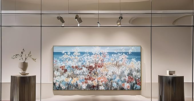 Yihui Arts Framed Flower Canvas Wall Art Enhance Home Decor