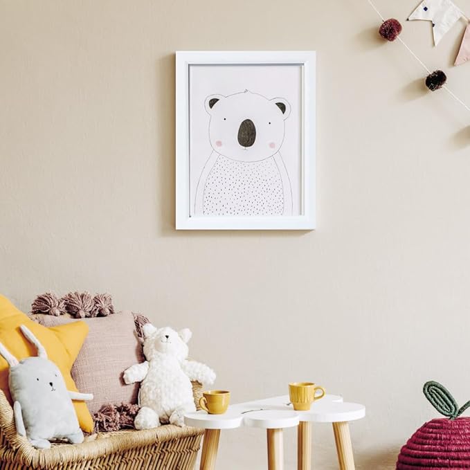 Picture Frame white 4x6 with mat 3.5x5 Modern Style Wood Composite frames set of 12-white textured frame with Tempered glass table or wall display picture frame for home decor