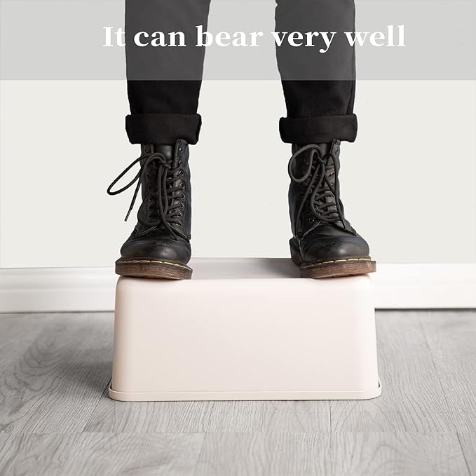 Plastic Storage Baskets With Lid Organizing Container Lidded Knit Storage Organizer Bins for Shelves Drawers Desktop Closet Playroom Classroom Office (4M+2S, Light grey)