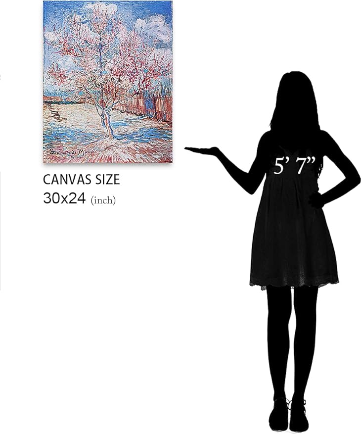 DECORARTS - Reminiscence of Mauve. Vincent Van Gogh Reproductions. Giclee Print for Wall Decor. 24x30