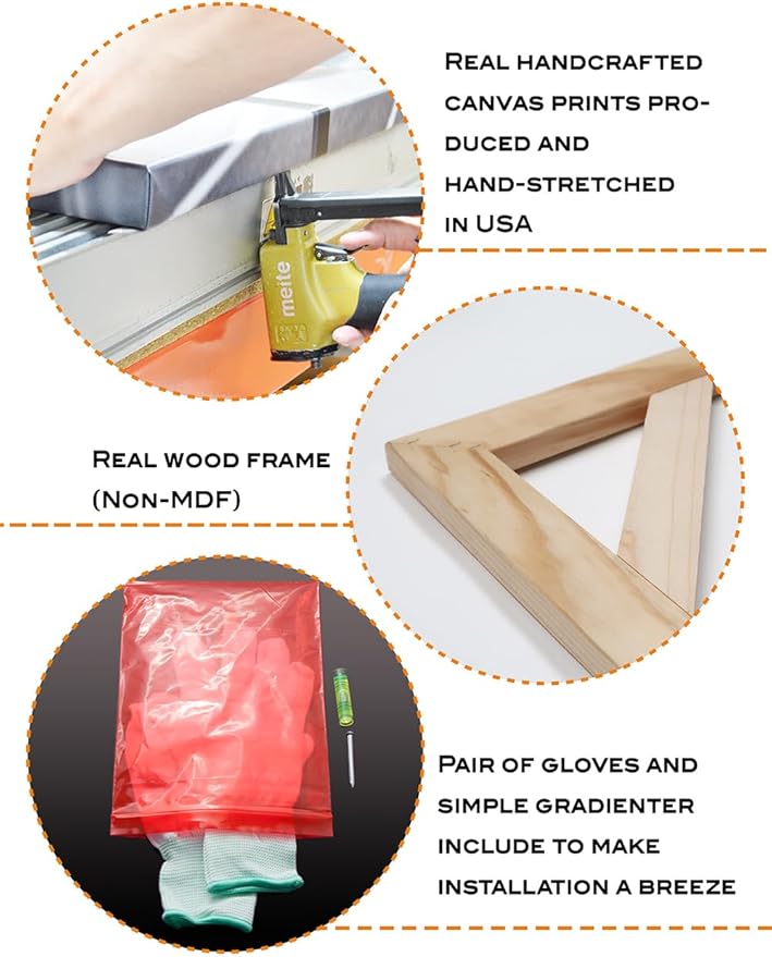 DECORARTS - The Red Vineyards, Vincent Van Gogh Art Reproduction. Giclee Print on Canvas. Wall Art for Home. 40x32