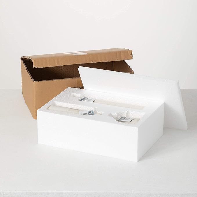 Sullivans Modern Farmhouse Distressed Two-Toned White Small Ceramic Jug Set of Three (3), 4, 7.5, 10” Tall, Crackled Finish Faux Floral Jugs, Distressed Decoration