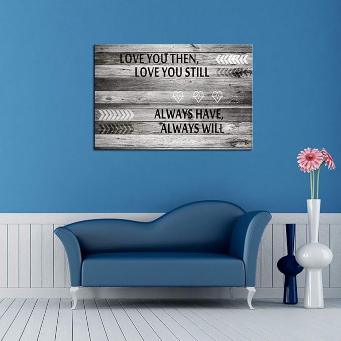 A71869 Canvas Wall Art Love You Still Large Wall Art (Ready to Hang) for Master Bedroom Wall Decor
