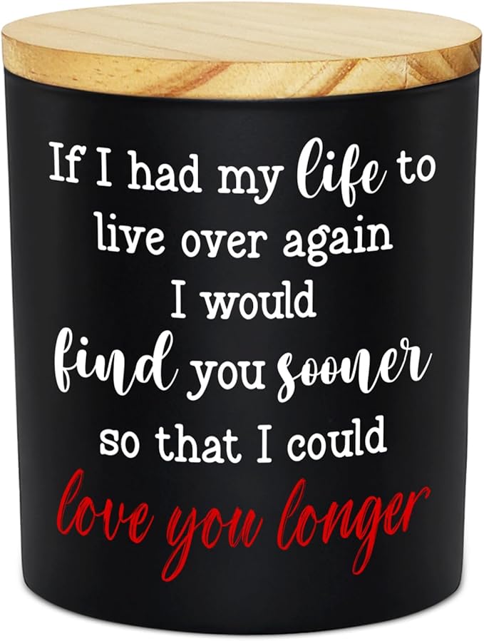 Anniversary Wedding Gifts for Women Men - Long Lasting Vanilla Lavender Scented Candle 10 Oz - Anniversary Wedding Gifts for Him Her, Wife Husband Birthday Gift, Couple Gift for Boyfriend