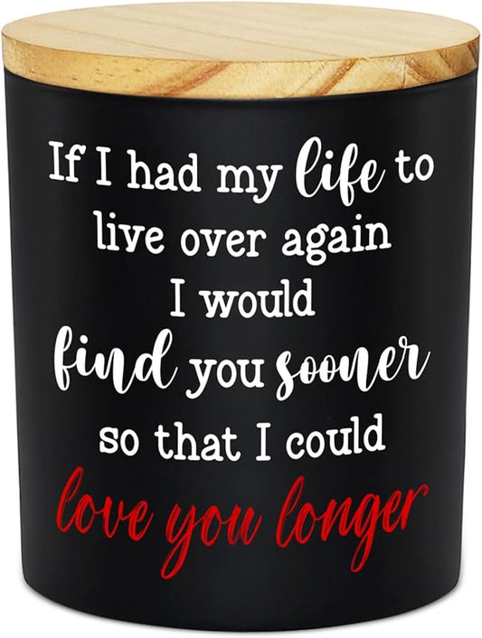 Anniversary Wedding Gifts for Women Men - Long Lasting Vanilla Lavender Scented Candle 10 Oz - Anniversary Wedding Gifts for Him Her, Wife Husband Birthday Gift, Couple Gift for Boyfriend