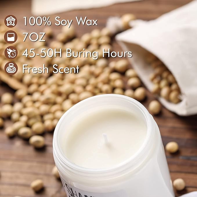 Housewarming Gifts for New Home, Housewarming Scented Candle, New Home Candle, New House Gift, Funny House Warming Gifts, New Homeowner Gift Idea (White)