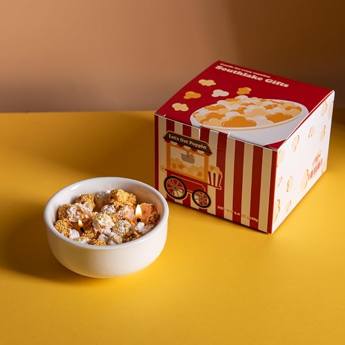 Popcorn Bowl Aromatherapy Scented Candle