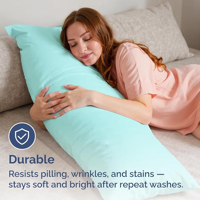 New Pillow Cases, Body, Spa Blue