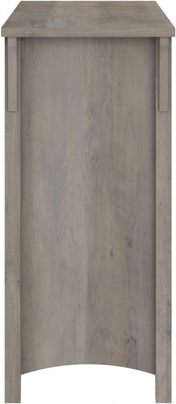 Bush Furniture Salinas 6 Cube Organizer in Driftwood Gray, Office Storage Solution, Home Organizer with Open Shelving, Compact Unit for Books and Supplies