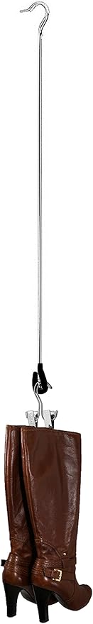 Boottique Boot Organizer: The Rack That Hangs, Holds, Shapes, & Protects Every Size and Style (With Hangers and 3 Extender Rods)