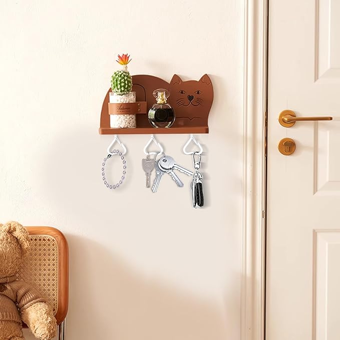 Lamp Wire Hook，Heart-Shaped Screw-in Wall Hooks for Outdoor Decor, Champagne Metal, Key Hook，Decorative Plant Hanging，Clothes Hook (White, 25Pcs)