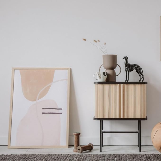 TKYGU12x16 Picture Frame 12"x16"Poster frame for Wall,Natural Oak Wooden Picture Frame 12 By 16 Photo Frame with Real Glass,12 x 16 Art Frame with Mat for 8.5x11,Collage Gallery Perfect for Home Gifts